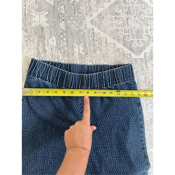 SOFT SURROUNDINGS Metro Jeggings Stretch Cotton Jeans Diamond Print Size… - Picture 4 of 6